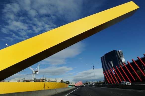 Traffic has dropped by 58 per cent on Melbourne's CityLink, Transurban's most profitable toll road, in the last quarter.