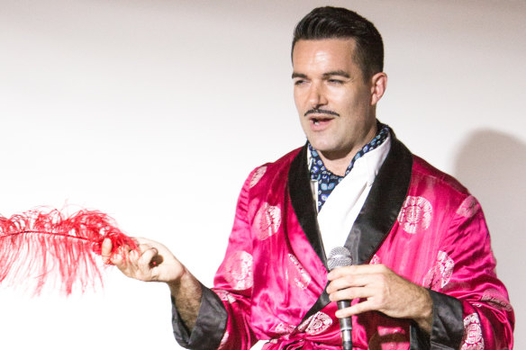 Troy Hawke on stage in 2019: “Maybe I’ll evolve to the point that I don’t need the validation of audiences to feel alright about myself.”