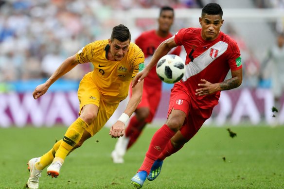 Peru defeated Australia at the 2018 World Cup