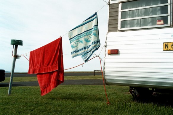Many holidaymakers are swapping bookings for caravan parks online.