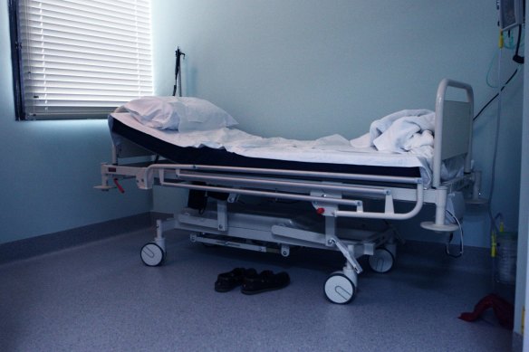 Hospital beds can be uncomfotable to sleep on.