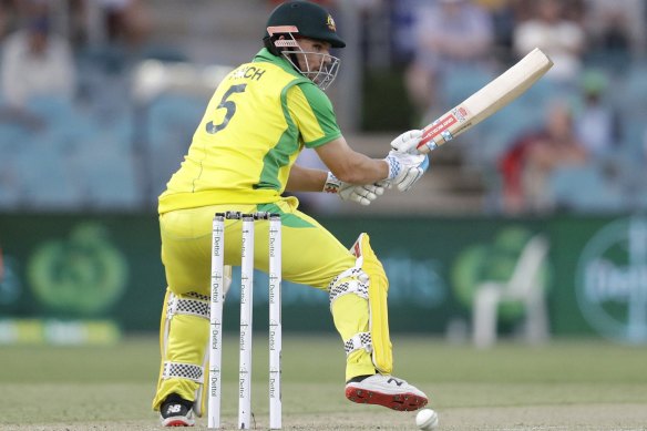 Aaron Finch is looking for form at the crease.