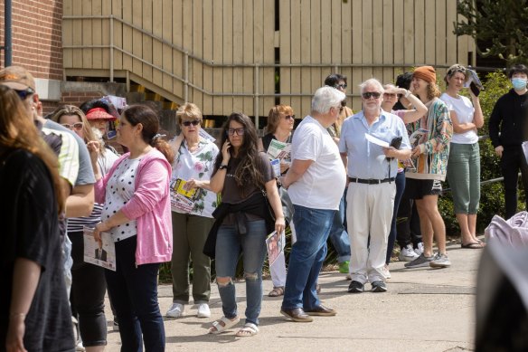 The Electoral Commission of Queensland was caught out by long queues and a shortage of staff and ballot papers at many booths.