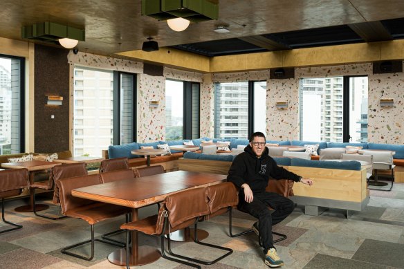 Chef Mitch Orr at Kiln restaurant in the super cool Ace Hotel.