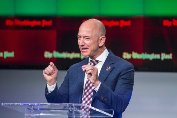 Amazon founder and Washington Post owner Jeff Bezos talks about the history and character of the Post.