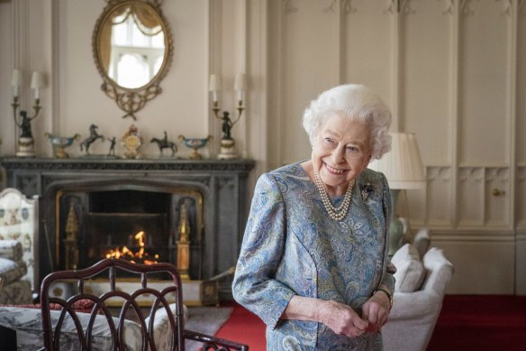 The Queen during an audience at Windsor Castle on April 28.