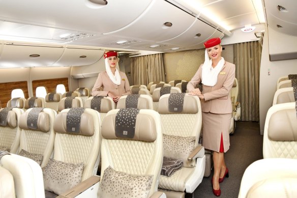 An Emirates passenger found they were the only person in the premium economy cabin on a flight from Sydney to Christchurch.