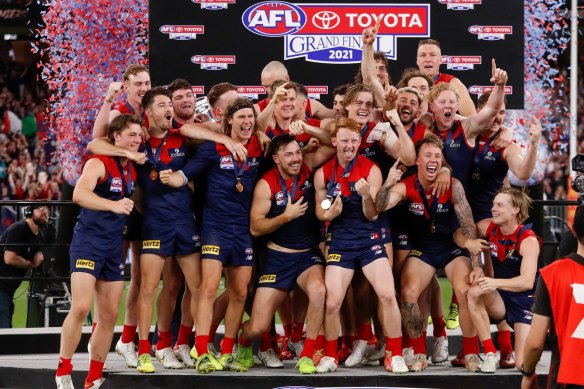 The Demons’ Grand Final win in Perth broke a 57-year drought.