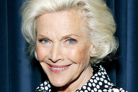 Actress Honor Blackman, pictured in 2008.