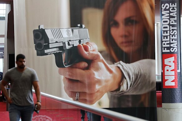 Gun lobby groups in the US are fiercely opposed to tougher regulations.