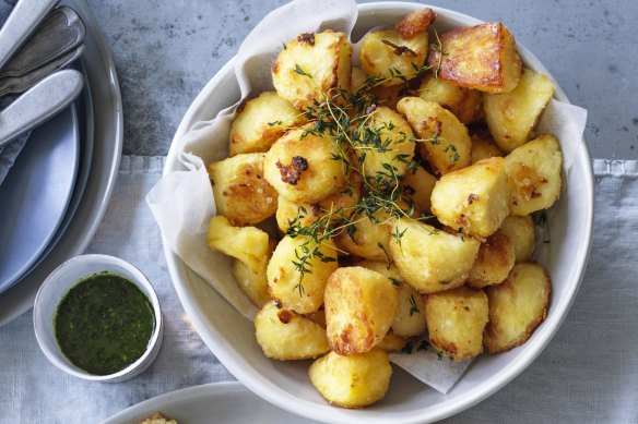 Tip: Preheat the fat for roast potatoes while you parboil the spuds.