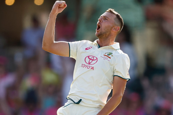 Josh Hazlewood needs one more wicket to become the fourth member of Australia’s attack to claim 250 Test wickets.
