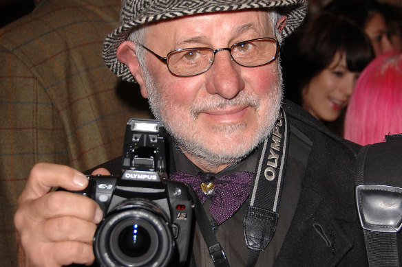 Photographer Barry Lategan at the Fashion & Textile Museum, London, 2008.