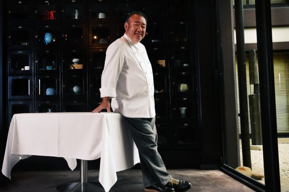 Chef Tetsuya Wakuda at his Kent Street restaurant.