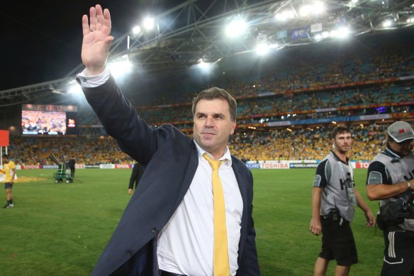 Ange Postecoglou guided the Socceroos to their crowning moment at the 2015 Asian Cup.