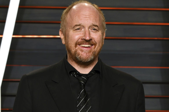 Louis C.K. appears at the Vanity Fair Oscar Party in 2016.