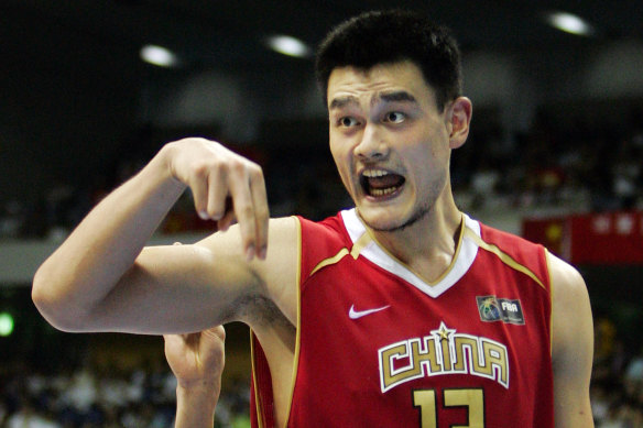 Towering presence: China’s Yao Ming.