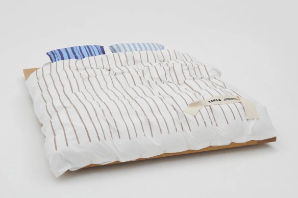 Upgrade their bedding with the Jacquemus x Tekla collaboration.