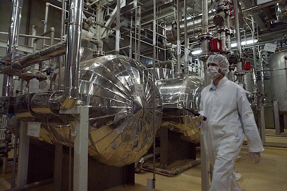 A photo of the uranium conversion facility inside the Isfahan nuclear centre from 2005.