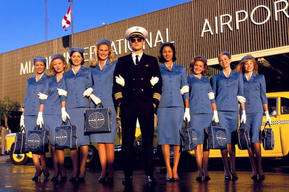 Leonardo DiCaprio as Frank Abagnale in Catch Me if You Can.