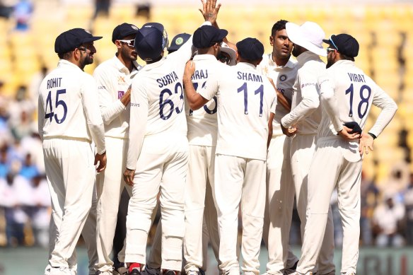 India won the first Test in Nagpur inside three days.