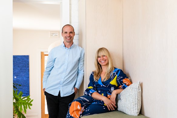 Tim Wilson, co-founder of award-winning Folk Architects, and sister Fran Wilson.