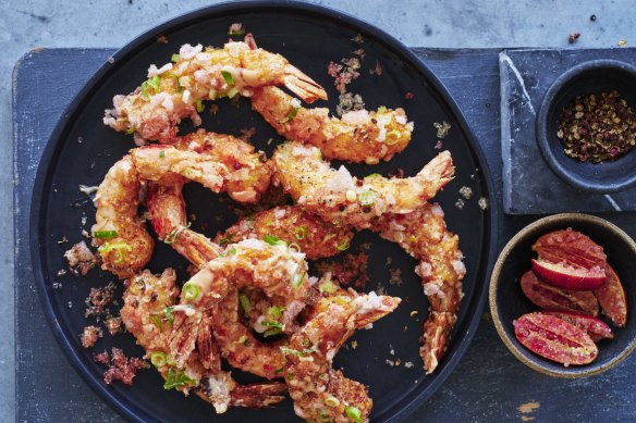 Karen Martini's buttermilk bang bang prawns