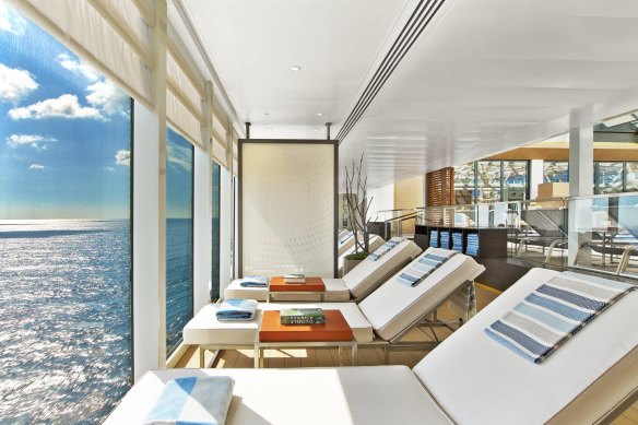 Viking Star’s chill-out zone. 