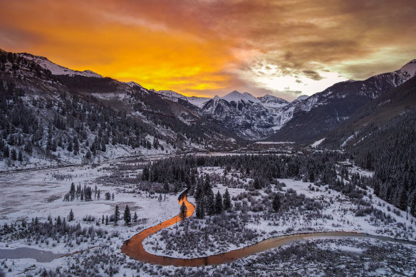 Telluride is surrounded by more tall mountains than any other destination in the US.