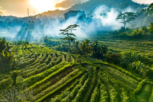  Sidemen, in Karangasem Regency, Bali, Indonesia. 