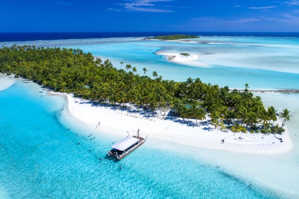 Aitutaki Lagoon is revered as one of the South Pacific’s most pristine.