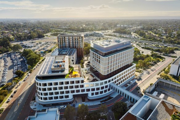 The Murdoch medihotel was built by Aegis Health but will be run by the South Metro Health Service.