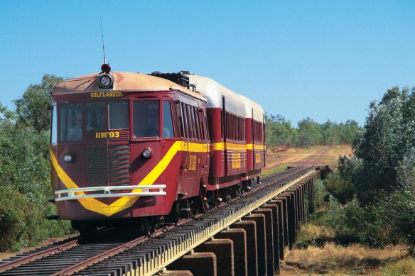 The “nowhere train”: Queensland’s Gulflander.