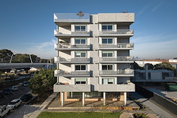 Nightingale Preston, which won an Australian architecture award, is one of a series of buildings built through a ground-breaking development model. 