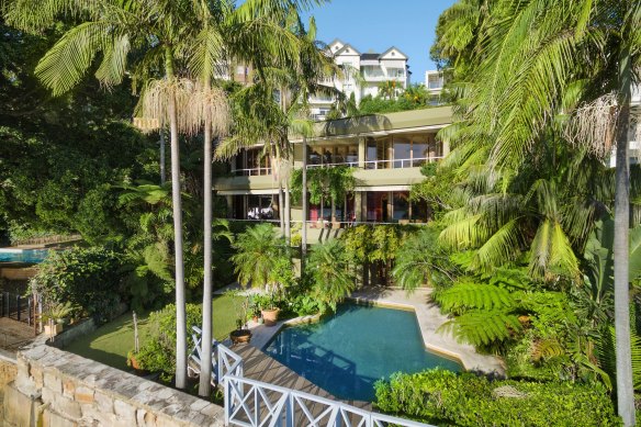 Sydney FC chairman Scott Barlow and his wife Alina paid $45 million cash for the Point Piper residence Akuna.