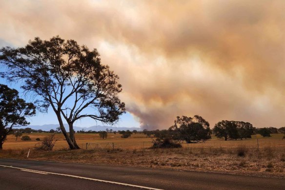 Communities in the Wimmera region have been warned of an increased fire danger on Thursday. Pomonal residents are still cleaning up after last week’s fire.