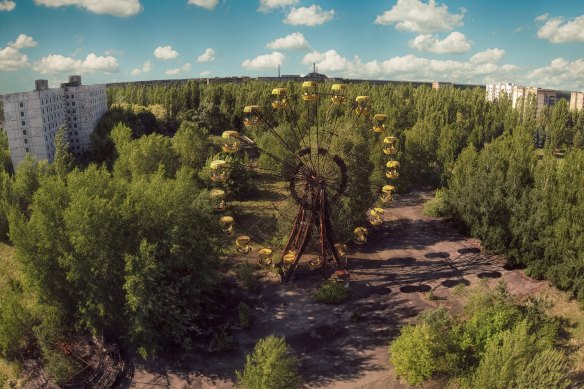 Frozen in time: An amusement par in Pripyat, Chernobyl.