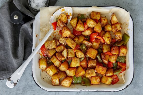 Adam Liaw's potatoes O'Brien