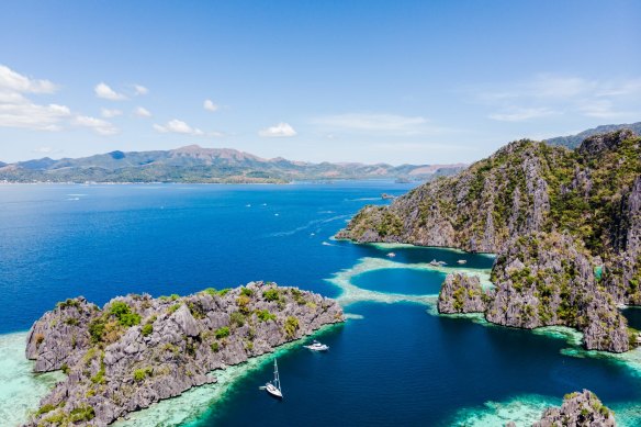 Coron is the crown jewel of the sumptuous Palawan archipelago, featuring karst outcrops rising from turquoise lagoons filled with a wonder of tropical fish and corals.