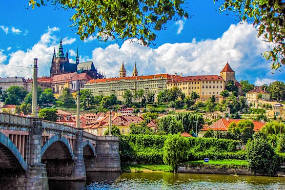 Prague in the summer.