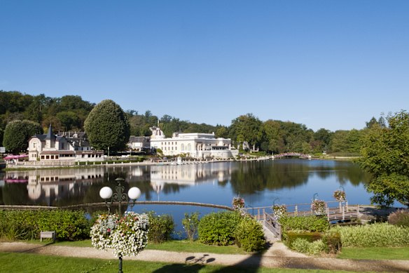 Bagnoles-de-l’Orne in Normandy is surrounded by forest, and home to a huge lake.