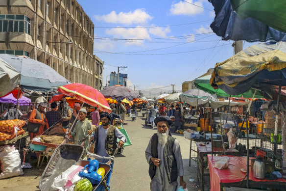 The bazaar in Kabul’s Old City.