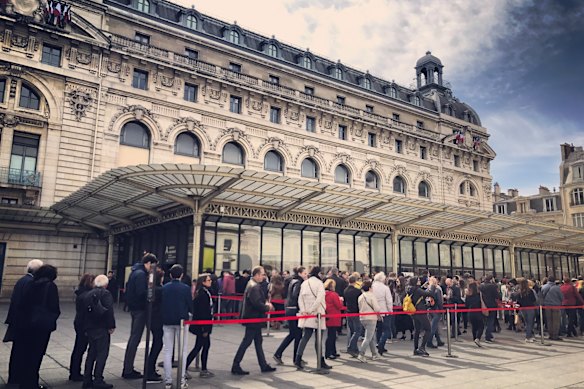 You can’t just roll up at the door and walk in at the Musee d’Orsay.