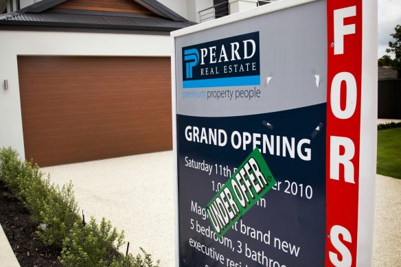 Perth property prices could drop by 13 per cent the end of 2023.