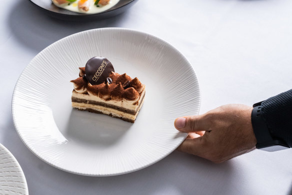 Cecconi’s tiramisu.