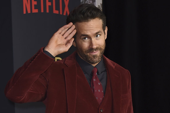Ryan Reynolds, about to crack wise, probably.