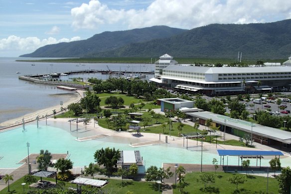 Cairns is a city devoted to tourism.