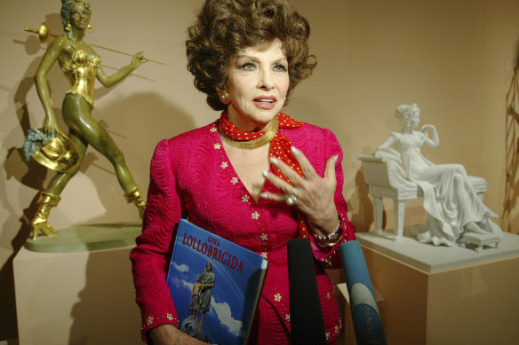 Italian actress Gina Lollobrigida in 2003.