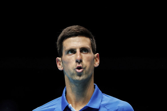 World No.1 Novak Djokovic.