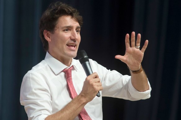 Canadian Prime Minister Justin Trudeau, seen here in 2017, came to office in late 2015.